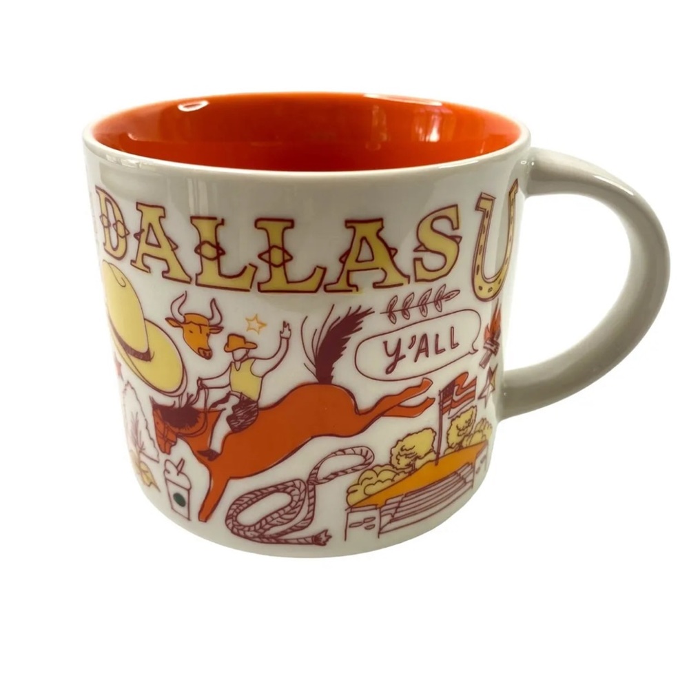 Starbucks Been There Series Dallas Ceramic Mug, 14 Oz